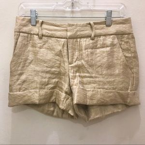 Club Monaco City Shorts Gold